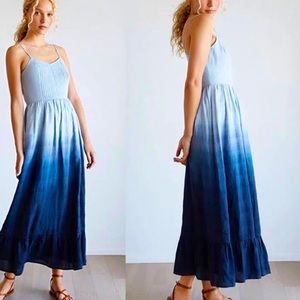 Madewell Dip Dye Blue Dress